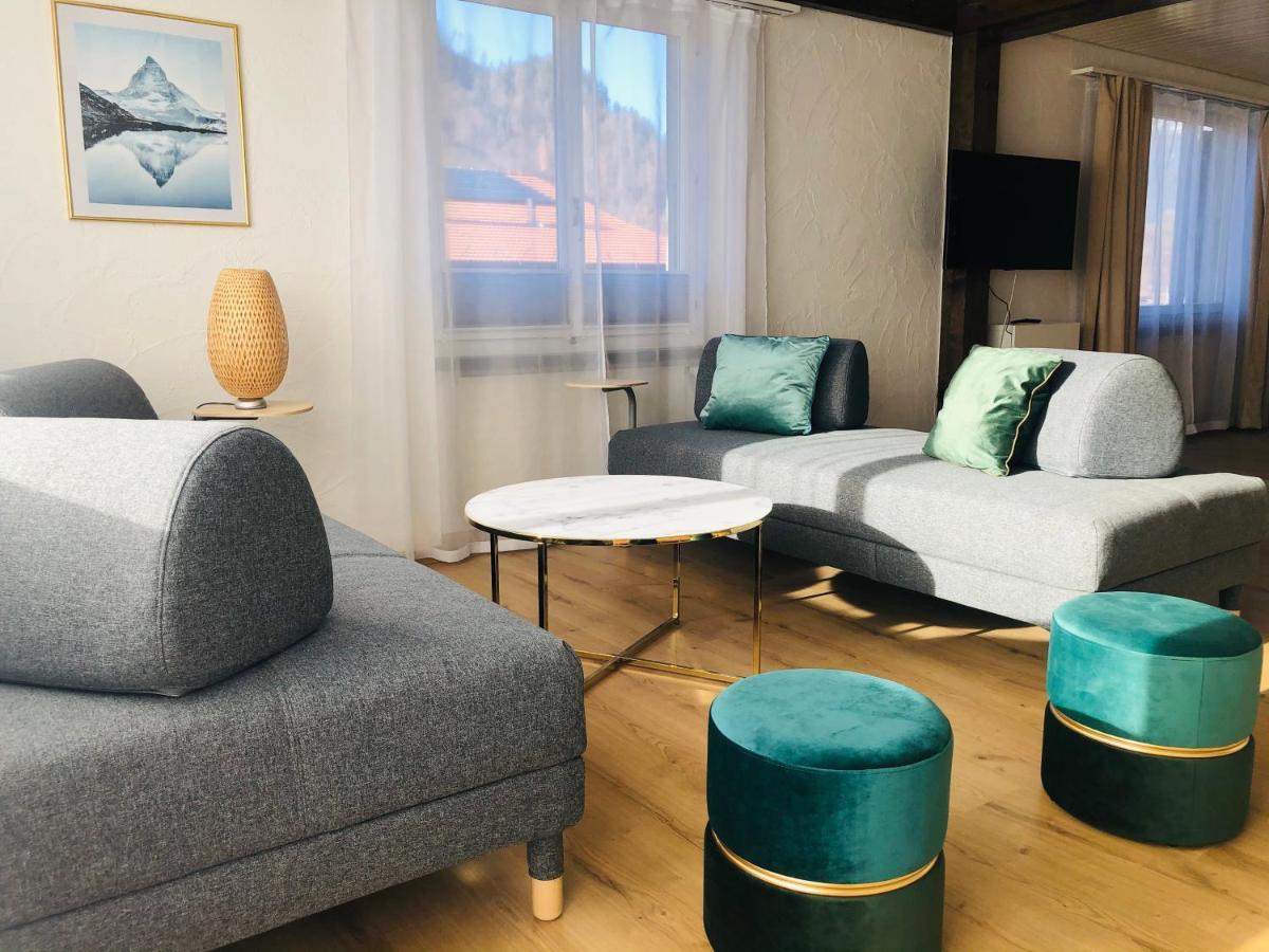 S&P Mountain View Apartment 1 Wilderswil Bagian luar foto
